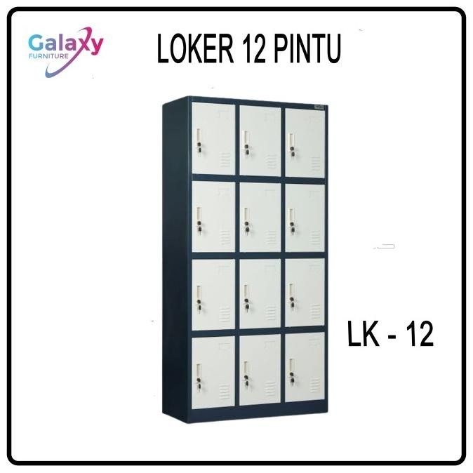 

Loker / Loker Besi / Loker Besi 12 Pintu Lk 12 Premium Murah Baru