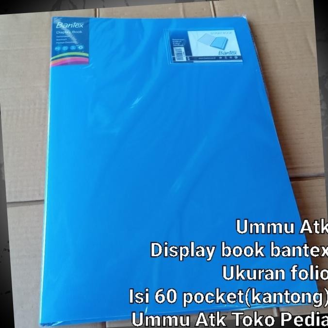 

Display Book Folio 60 Pocket Bantex Biru Kualitas Premium