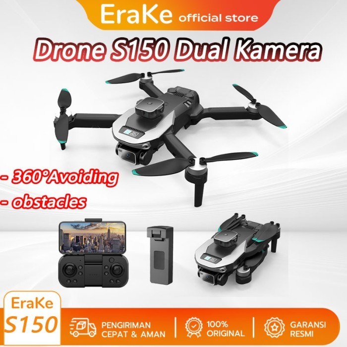 TERLARIS DRONE KAMERA MURAH DRONE GPS S150 DRONE BRUSHLESS MOTOR DRON