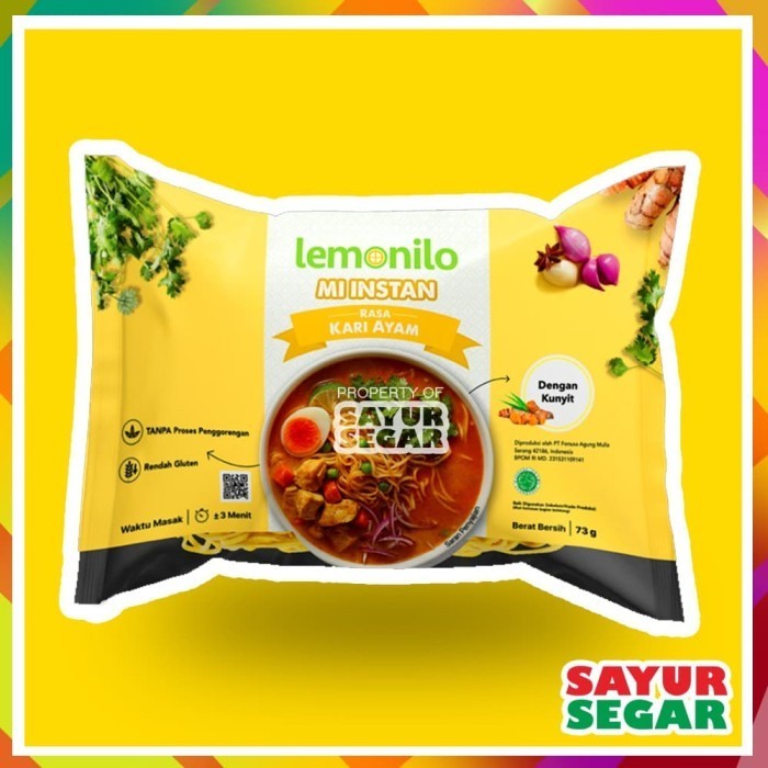 

[CIBUBUR] LEMONILO "KARI AYAM" MIE INSTANT SEHAT [73g]