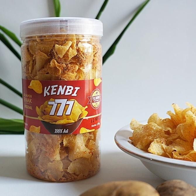 

KERIPIK KENTANG EBI 777 PREMIUM NO PENGAWET 100% NATURAL PRODUCT 170GR JS