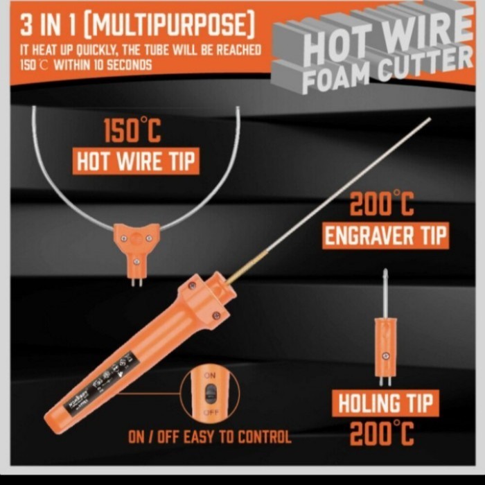 

Alat Potong Gabus 3In1 Styrofoam Cutter Pemotong Gabus