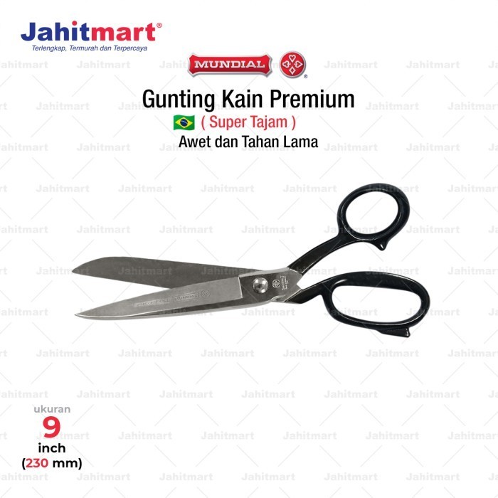 

Gunting "Mundial" Sr 9" Black Handle