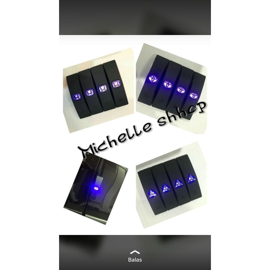 Door Guard Pelindung Pintu Mobil Logo Nyala All New Rush