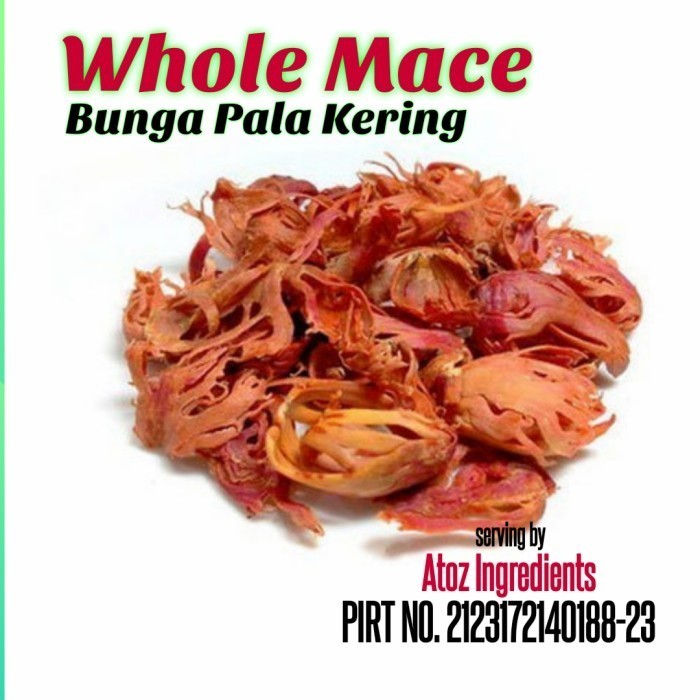 

Adlian Mace Whole 50Gram / Bunga Pala Utuh 50Gram