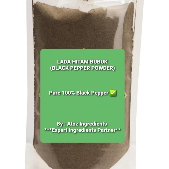 

Adlian Lada Hitam Bubuk Murni 100%/Black Pepper Powder 250 Gr