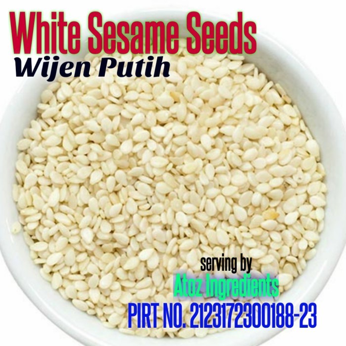 

Adlian White Sesame Seed 250Gram/ Wijen Putih 250Gram