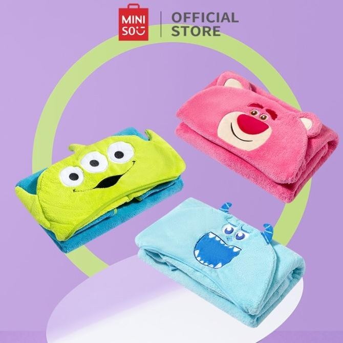 MINISO Selimut Dengan Topi Lotso Blanket with Hat Toy Story Collection