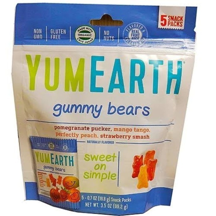 

Yumearth Gummy Bears 5 Sna Pas