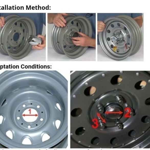 Terlaris Dop Velg Daytona Mobil Jimny Black