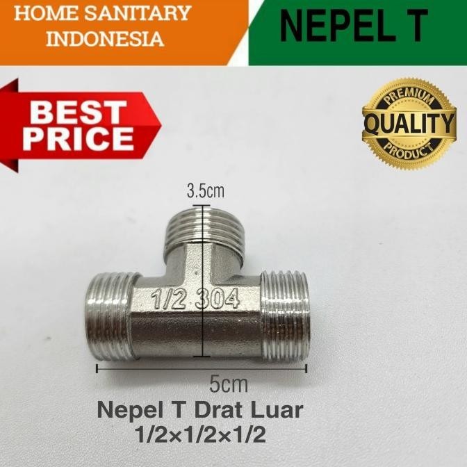 NEPEL T JOIN NEPEL DRAT LUAR SAMBUNGAN KERAN STEINLEES CV Megah Jaya