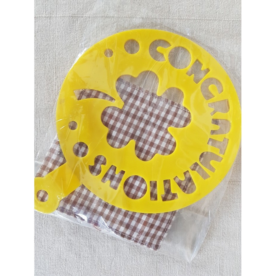 

Adlian Stencil Cake Congratulation