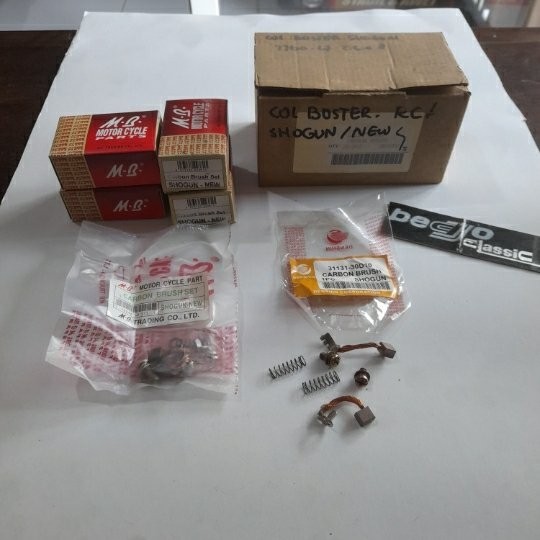 cool boster carbon brush set arang dinamo stater SUZUKI SHOGUN NEW 110 SMASH RC80 RC100 RC 100 rc 11