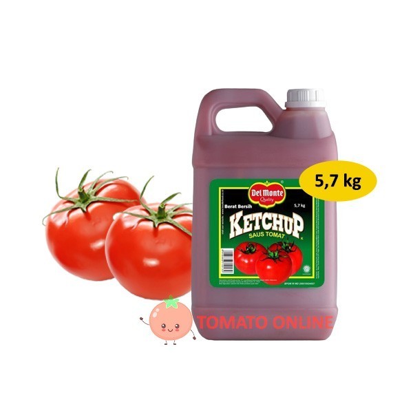

Saus Tomat Del Monte Jerigen Dirigen Galon 5.5 5,5 Kg / 5.5Kg / 5,5Kg