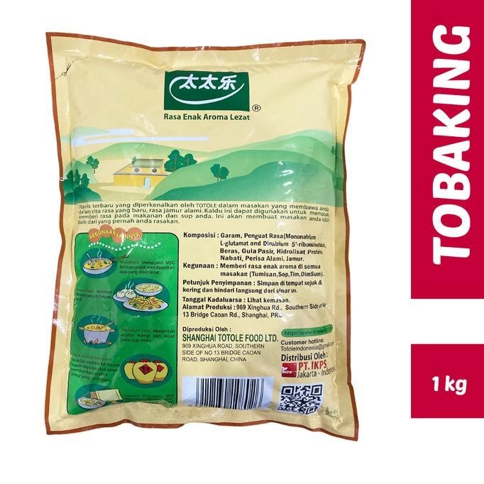 

Totole Kaldu Jamur 1 kg / Totole Jamur 1000 gr WS88