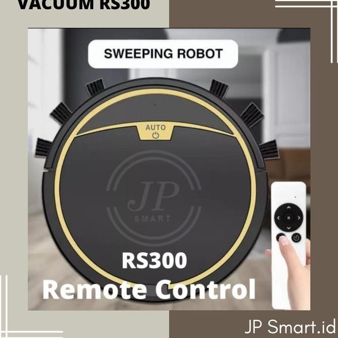 RS300 Robot Vacuum Mop Auto Sweeping Sapu Pel Otomatis Remote Control CV Megah Jaya