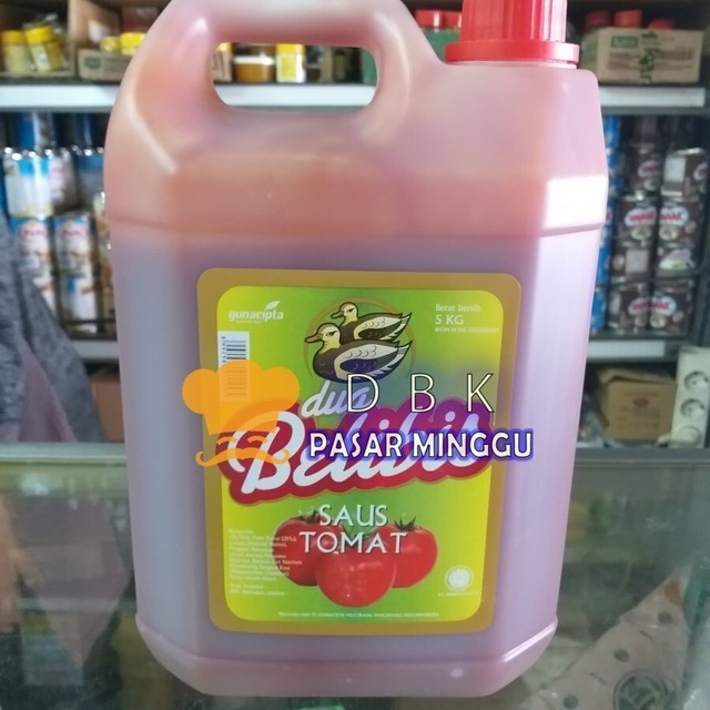 

Dua Belibis Saus Tomat 5Kg Belibis Tomat Tomatoes Ketchup