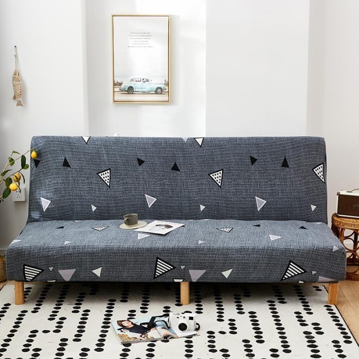 Cover Sofa Bed Informa Strecth-Sarung Penutup Sofa Bed Elastis Motif