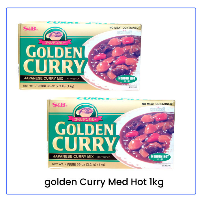 

S&B Golden Curry Medium Hot 1Kg Sb Saus Kari Jepang 1 Kg S & B