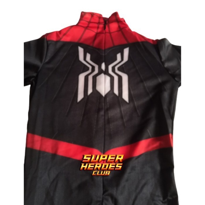 Kostum Superhero Anak Spiderman Baju Costume Cosplay Spider Impor