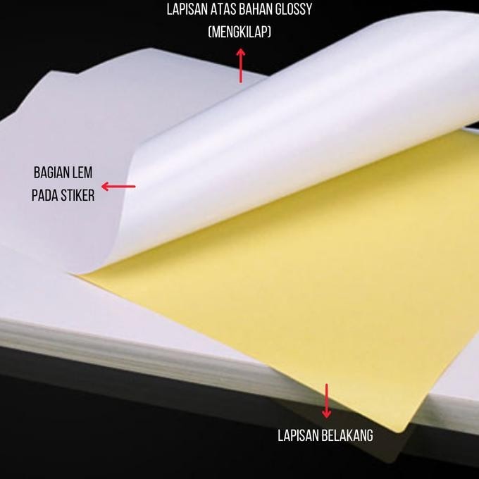 

Kertas Stiker Cromo Glossy A3+ Isi 100 Lembar / Kertas Sticker A3 Plus