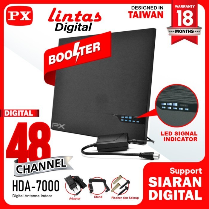 Antena Tv Digital & Analog Indoor Px Hda-7000