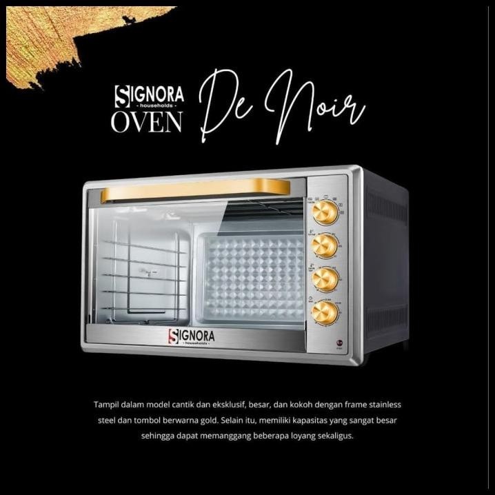 OVEN DE NOIR SIGNORA 150 LITER/OVEN LISTRIK/OVEN SIGNORA