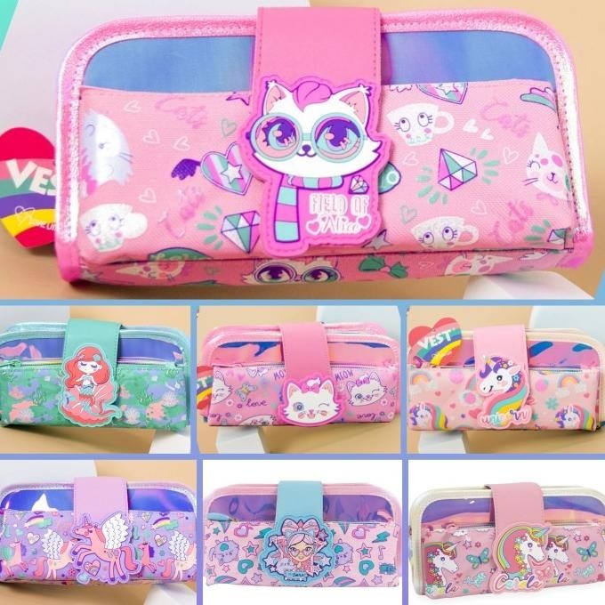 

Pencil case atau tempat pensil lipat 3 Vest
