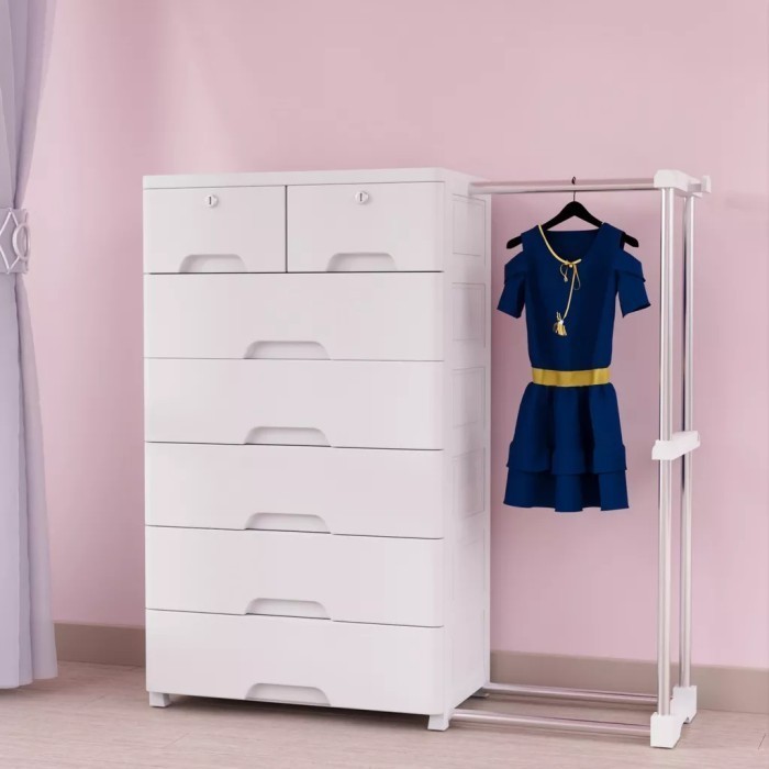 

Lemari Baju Pakain Plastik Kuat Kokoh Berkualitas