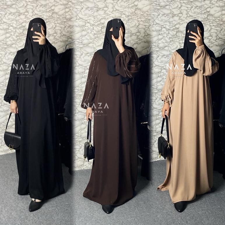 Gamis Abaya Remaja Fursan Dress Cantik Elegant Simple Gamis Abaya Remaja