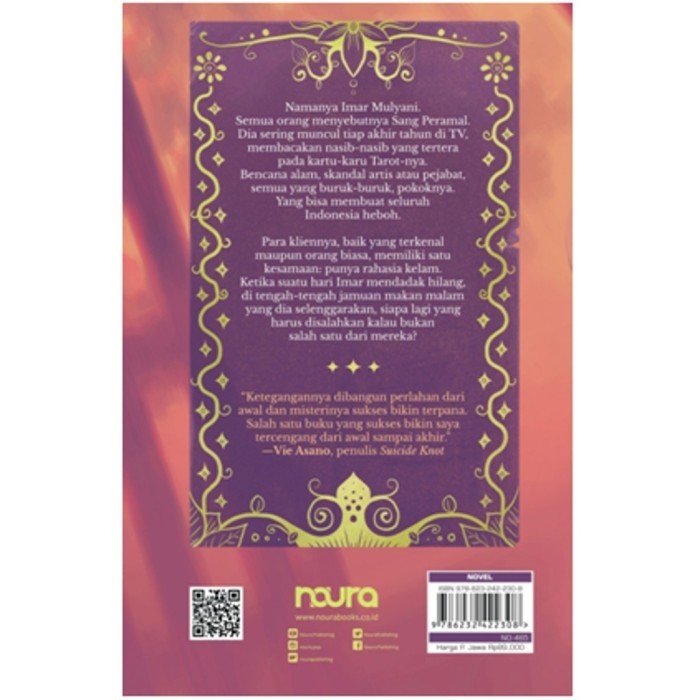 

Buku Novel Urban Thriller : Sang Peramal - Chandra Bientang