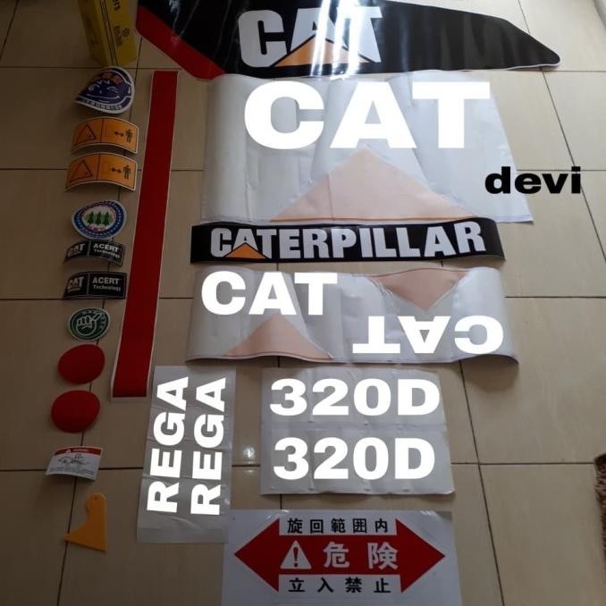 Sticker Excavator Cat 320D