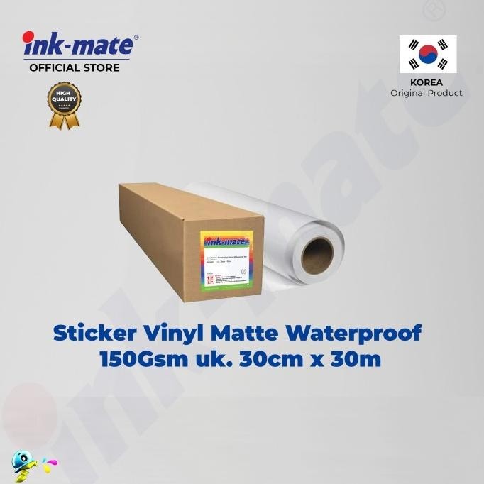 

Sticker Vinyl Matte Waterproof Inkmate 150Gr 30Cm X 30M