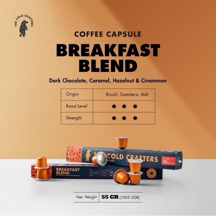 

Coffee Capsule / Kapsul Kopi - Breakfast Blend Nespresso Compatible