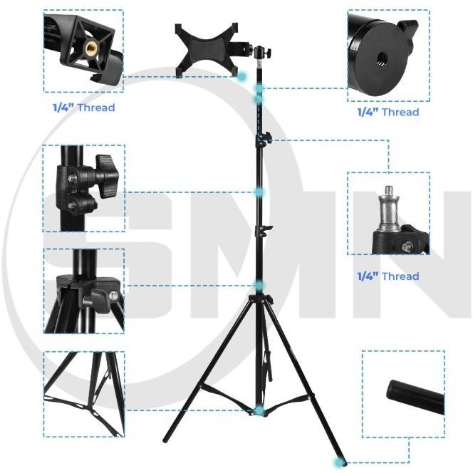 Stand Holder Tablet Tripod Lightstand