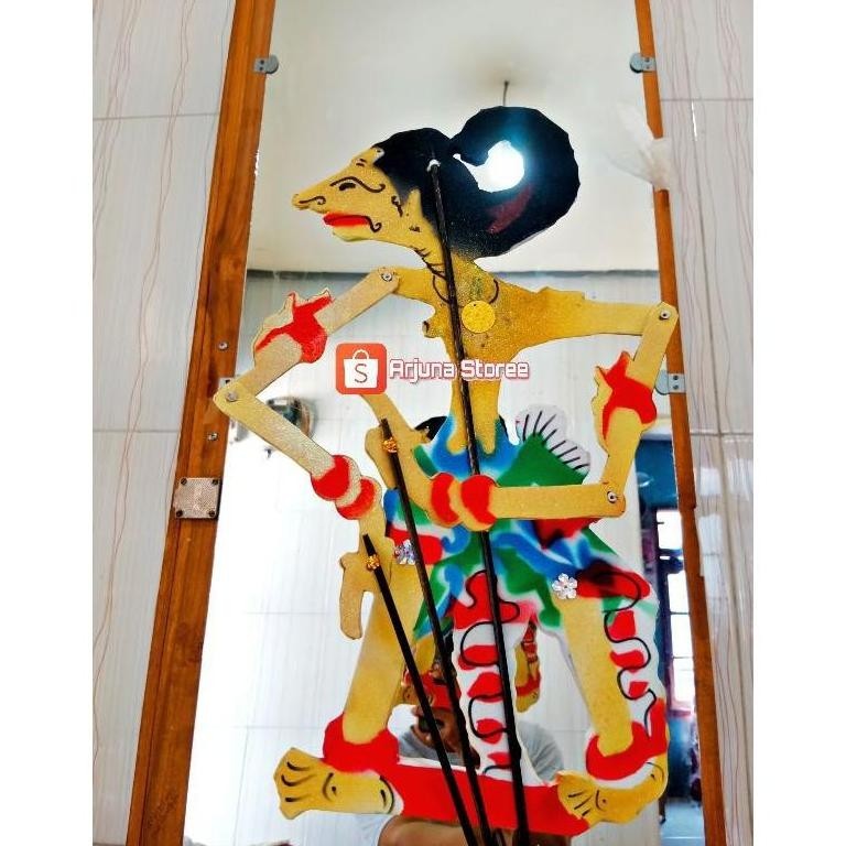 Bisa Cod Wayang Kulit Aesthetic Wayang Berwarna Bolak Balik Arjuna Pandawa Mainan Wayang Golek Good 