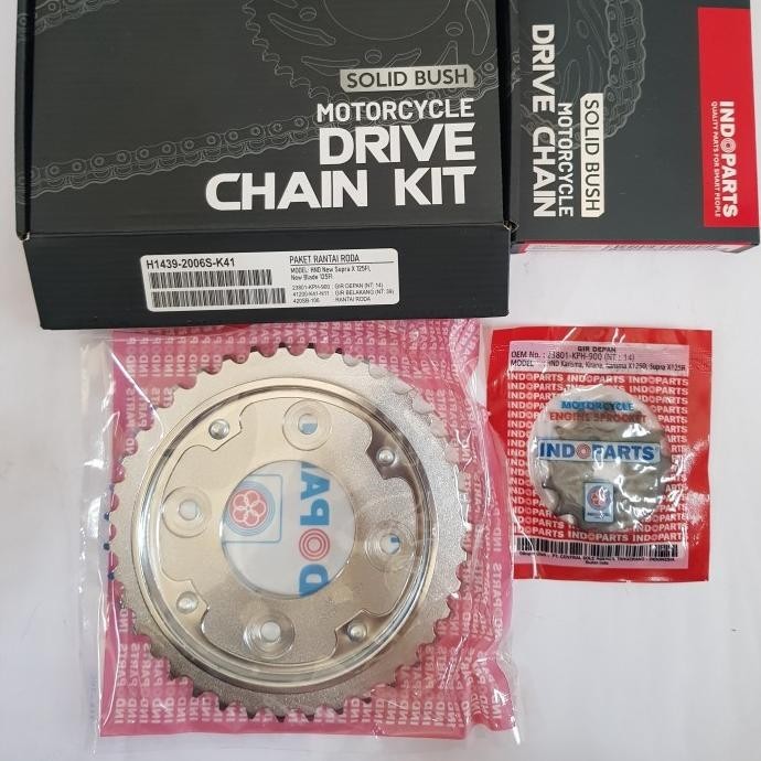 HARGA DISC - GEAR SET HONDA SUPRA X 125 FI / BLADE 125 FI / H1439-2006S-K41