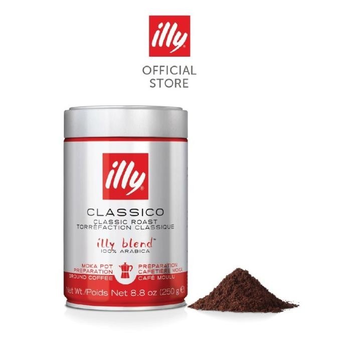 

Illy Coffee - Kopi Bubuk 250 Gr - Mokapot