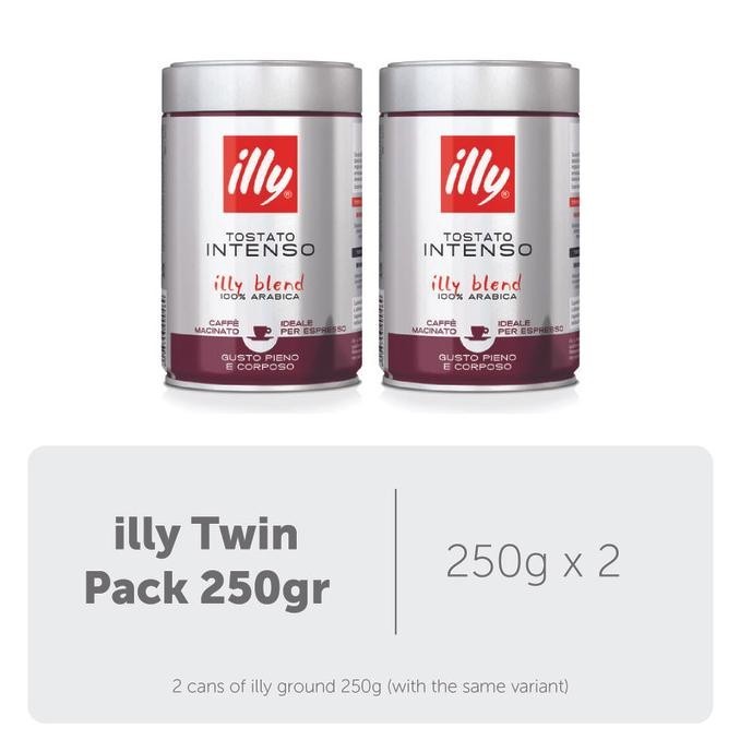 

Illy Coffee - Double Pack Ground Coffee - 2X250Gr