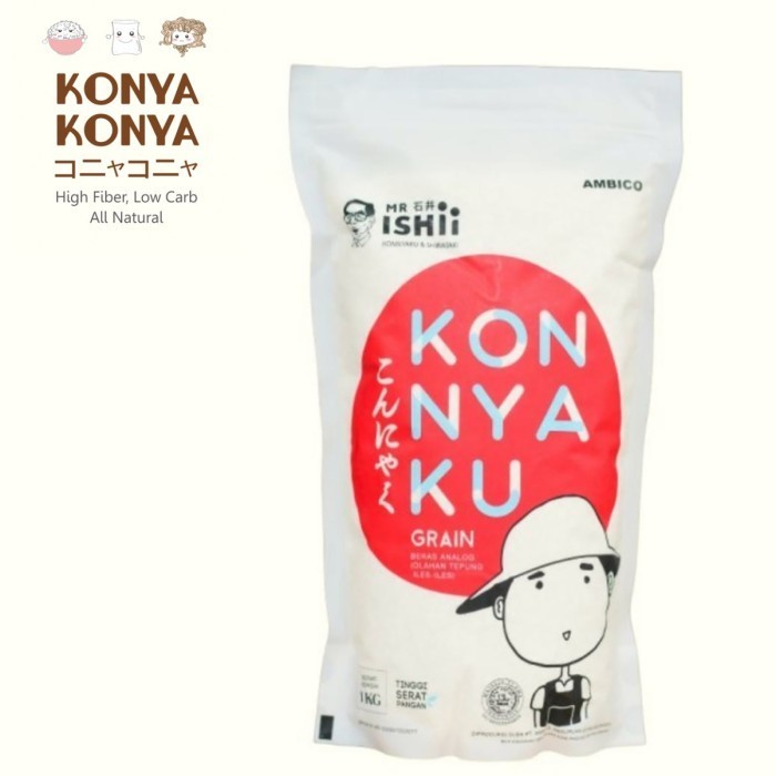 

Konnyaku Rice / Beras Konnyaku / Shirataki Rice / Beras Shirataki 1Kg