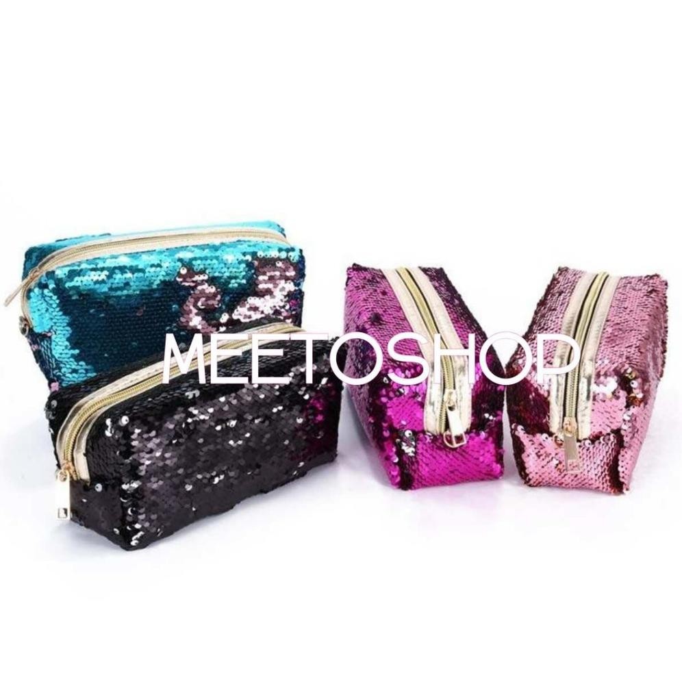 

Tempat Pensil Sequin Berubah Warna Pencil Case Anak Pouch Tas Kosmetik