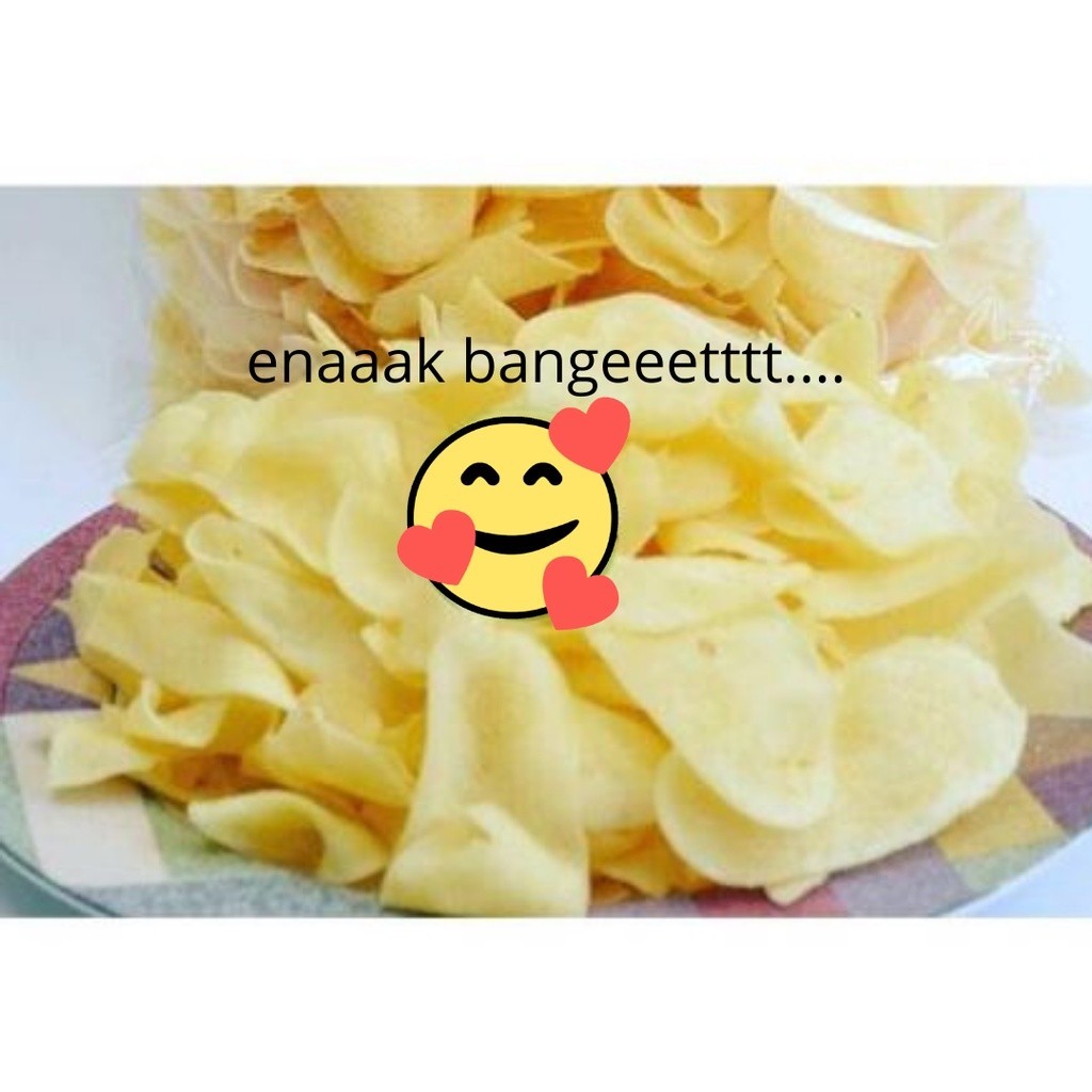 

L4W Keripik Getuk Asli Singkong / Kripik Getuk Ceriping Asin 250Gr / Gethuk Keripik Singkong Makanan