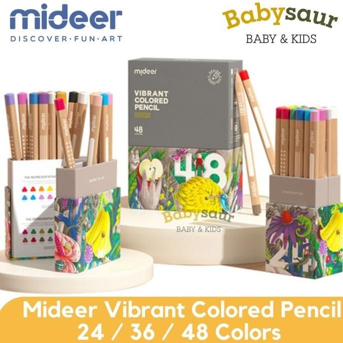 

Mideer Premium Vibrant Color Pencil Pensil Warna Alat Mewarnai Anak