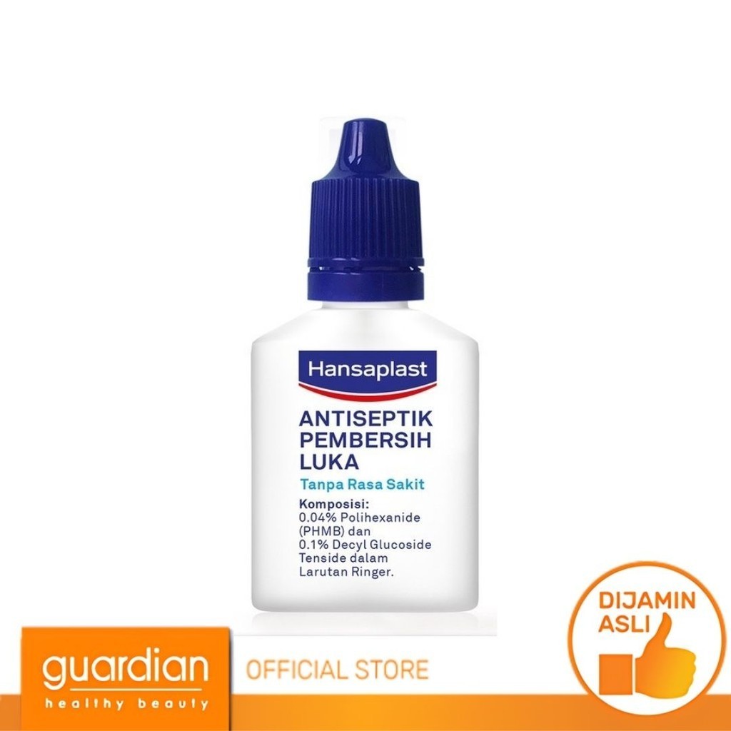 HANSAPLAST Antiseptik Pembersih Luka Tetes 20ml P3K - 95% Tidak terasa perih