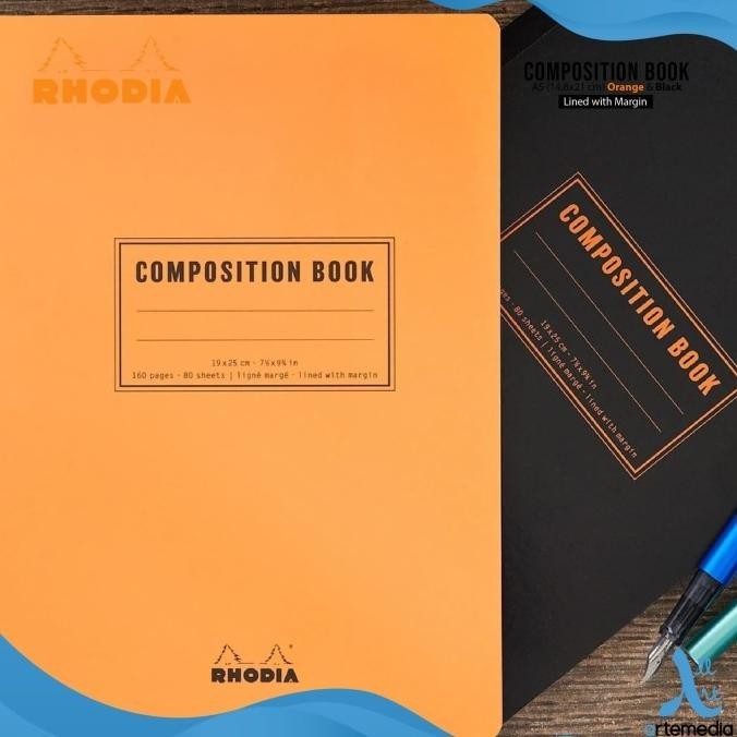 

Buku Catatan Rhodia A5 Lined With Margin Composition Book Notebook Baktioktavianiseller