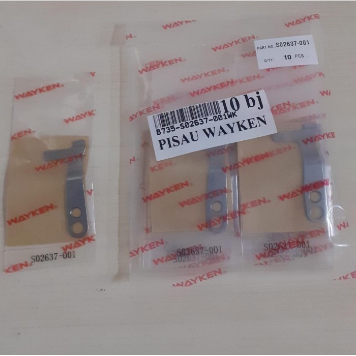 

S02637-001 Wayken Pisau Mesin Jahit Jarum 1 Brother B737/S7200