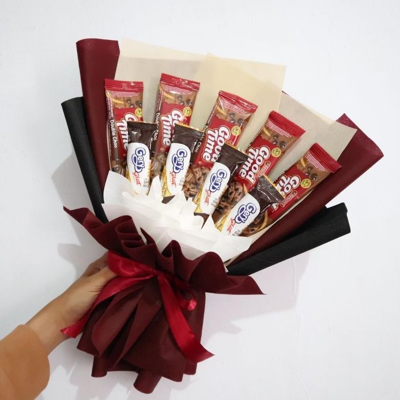 

buket snack wisuda hadiah ulang tahun cewek