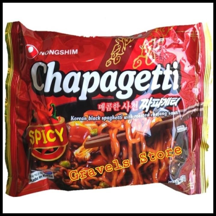 

Nongshim Chapaghetti Spicy - Black Bean Jjajang - Mie Impor Hits Korea