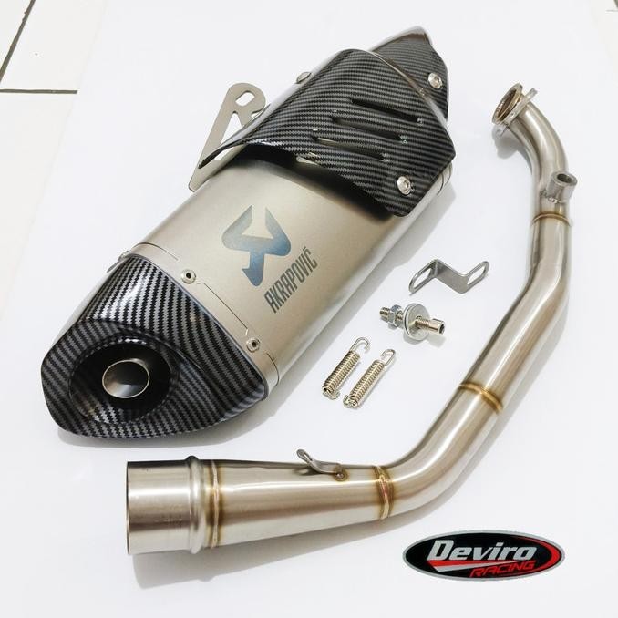 Knalpot Akrapovic APLT Import Full System ADV PCX Vario 160