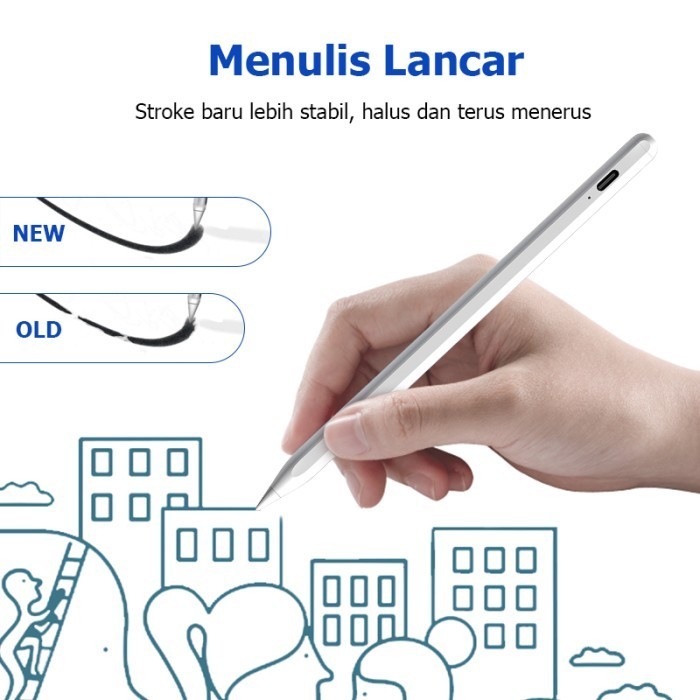 KIVEE Stylus Pen Universal Pensil HP Tablet iPad Android Samsung